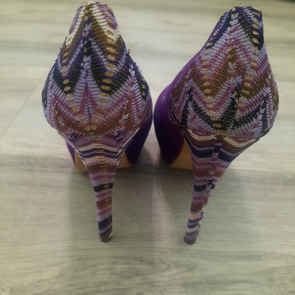 Purple Suede Heels - Picture 5 of 8